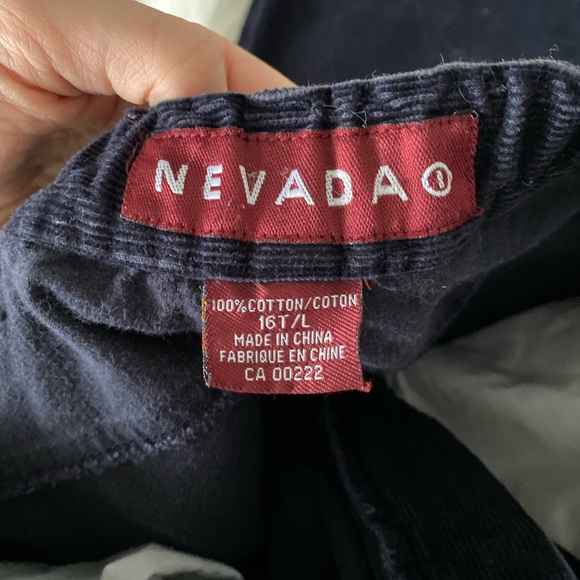 Navy Corduroy Pants - Picture 4 of 4